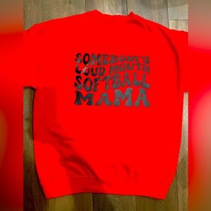 Somebody’s Loudmouth Softball Mama shirt